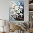 thumbnail image 1 of Designart "Simplistic Azure And Snow Cherry Blossom I" Cherry Blossom Canvas Prints, 1 of 7