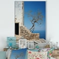 thumbnail image 1 of Designart "Simplistic Coastal Tree View" Tree Floater Framed Wall Decor, 1 of 5