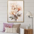 thumbnail image 1 of Designart "Simplistic Floral Array III" Rhododendron Floater Framed Canvas Art Print, 1 of 5
