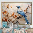 thumbnail image 1 of Designart "Simplistic Floral Birds Of Paradise III" Birds Of Paradise Floater Framed Wall Art Prints, 1 of 5