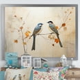 thumbnail image 1 of Designart "Simplistic Floral Birds Of Paradise IV" Birds Of Paradise Picture Framed Wall Art Living Room, 1 of 5