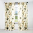 thumbnail image 1 of Designart "Simplistic Victorian Elegance I" Botanical Traditional Curtain, Floral Single Panel, 1 of 6