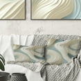 thumbnail image 1 of Designart "Simply Sculptural" Abstract Printed Throw Pillow, 1 of 5