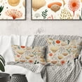 thumbnail image 1 of Designart "Sketching Tropical Seashells II" Coastal Printed Throw Pillow, 1 of 5