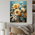 thumbnail image 1 of Designart "Sky-Blue Sunflower Fields IV" Sunflowers Floater Framed Canvas Wall Art, 1 of 5