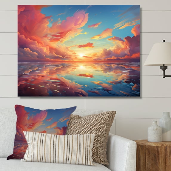 Designart "Sky'S Impressionist Dream" Sky Canvas Art Print