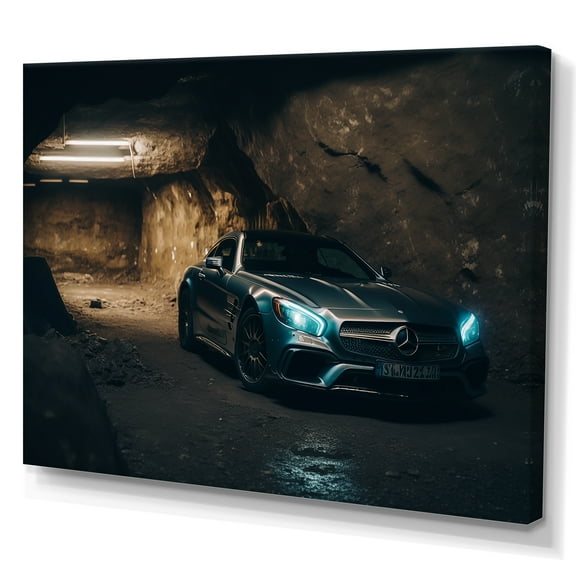 Designart Sl In Underground Garage Canvas Wall Art