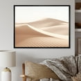 thumbnail image 1 of Designart "Slumber Dreams In Desert Sands II" Minimalism Floater Framed Wall Art Living Room, 1 of 5