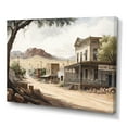 thumbnail image 1 of Designart Small Town Wild West V Canvas Wall Art, 1 of 5