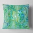 thumbnail image 1 of Designart Snow Fractal Glass Texture - Abstract Throw Pillow - 16x16, 1 of 4