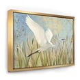 thumbnail image 1 of Designart ' Snowy Egret in Flight vII ' Farmhouse Framed Canvas, 1 of 3