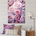 thumbnail image 1 of Designart "Soft Pink Rose Bloom" Roses Canvas Art Print, 1 of 7