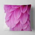 thumbnail image 1 of Designart Soft Purple Abstract Flower Petals - Floral Throw Pillow - 18x18, 1 of 4