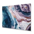 thumbnail image 1 of Designart "Solidified Abstract Marble" Abstract Marble Metal Art Living Room, 1 of 5