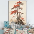thumbnail image 1 of Designart "Solitary Rising Redwoods II" Tree Redwood Floater Framed Wall Art Living Room, 1 of 5