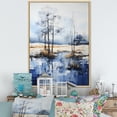 thumbnail image 1 of Designart "Solitude Amidst Winter s Snow VI" Landscape & Nature Floater Framed Canvas Wall Art, 1 of 7