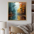 thumbnail image 1 of Designart "Solitude In The Autumn Forest" Forest Floater Framed Wall Decor, 1 of 5