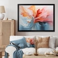 thumbnail image 1 of Designart "Soothing Swirls Pink and Blue Symphony II" Abstract Framed Wall Art Decor - Modern Pink Abstract Painting Hallway Framed Wall Art Decor, 1 of 6
