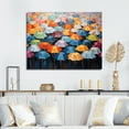 thumbnail image 1 of Designart "Spectrum Of Umbrellas I" Sky Canvas Prints, 1 of 7