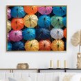 thumbnail image 1 of Designart "Spectrum Of Umbrellas III" Sky Floater Framed Canvas Art Print, 1 of 5