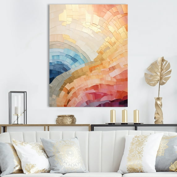 Designart "Spectrum'S Balance II" Rainbow Canvas Prints