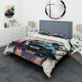 thumbnail image 1 of Designart "Speed Unleashed Vintage Classics I" Cars Luxury Bedding Covert Set - Traditional Green Performing Arts Bed Set With 2 Shams, 1 of 6