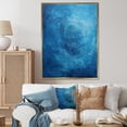 thumbnail image 1 of Designart "Spiral Of Abstract Rhythmic Revolution" Abstract Spirals Floater Framed Canvas Wall Art, 1 of 5