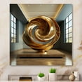 thumbnail image 1 of Designart "Spiraling In The Golden Ratio" Abstract Spirals Canvas Prints, 1 of 7