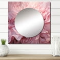 thumbnail image 1 of Designart "Spiraling Pink Tender Twirl" abstract spirals Square Mirror For Wall Decor - Large Pink Square Printed Wall Mirror Art - Square Modern Mirror - Wall Mounted Square Large Mirror, 1 of 5