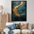 thumbnail image 1 of Designart "Spirals Of The Midas Forest" Abstract Spirals Picture Framed Wall Art Living Room, 1 of 5