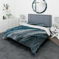 thumbnail image 1 of Designart 'Splash Blue Indigo' Geometric Duvet Cover Set, 1 of 4