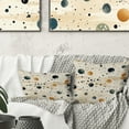 thumbnail image 1 of Designart "Splendid Rustic Polka Dots" Polka Dots Printed Throw Pillow, 1 of 5