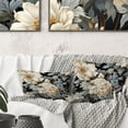 thumbnail image 1 of Designart "Splendid Urban Elegance" Floral Printed Throw Pillow, 1 of 5