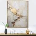thumbnail image 1 of Designart "Splitting Nature In Grey And White II" Abstract Shapes Floater Framed Canvas Wall Art, 1 of 5