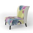 thumbnail image 1 of Designart "Spring Bouquet II" Upholstered Traditional Accent Chair - Arm Chair, 1 of 5