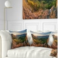 thumbnail image 1 of Designart Spring Forest Slovakia - Landscape Photography Throw Pillow - 16x16, 1 of 1