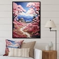 thumbnail image 1 of Designart "Springtime Barn II" Landscape & Nature Floater Framed Wall Art Print, 1 of 7