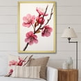thumbnail image 1 of Designart "Springtime Cherry Blossoms" Floral Framed Wall Art - Traditional Pink Cherry Bedroom Framed Canvas Wall Art, 1 of 6