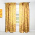 thumbnail image 1 of Designart 'Square Retro Design VIII' Mid-Century Modern Curtain Panel, 1 of 5