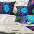 thumbnail image 1 of Designart Stained Glass with Multi Color Stars - Abstract Throw Pillow - 12x20, 1 of 1