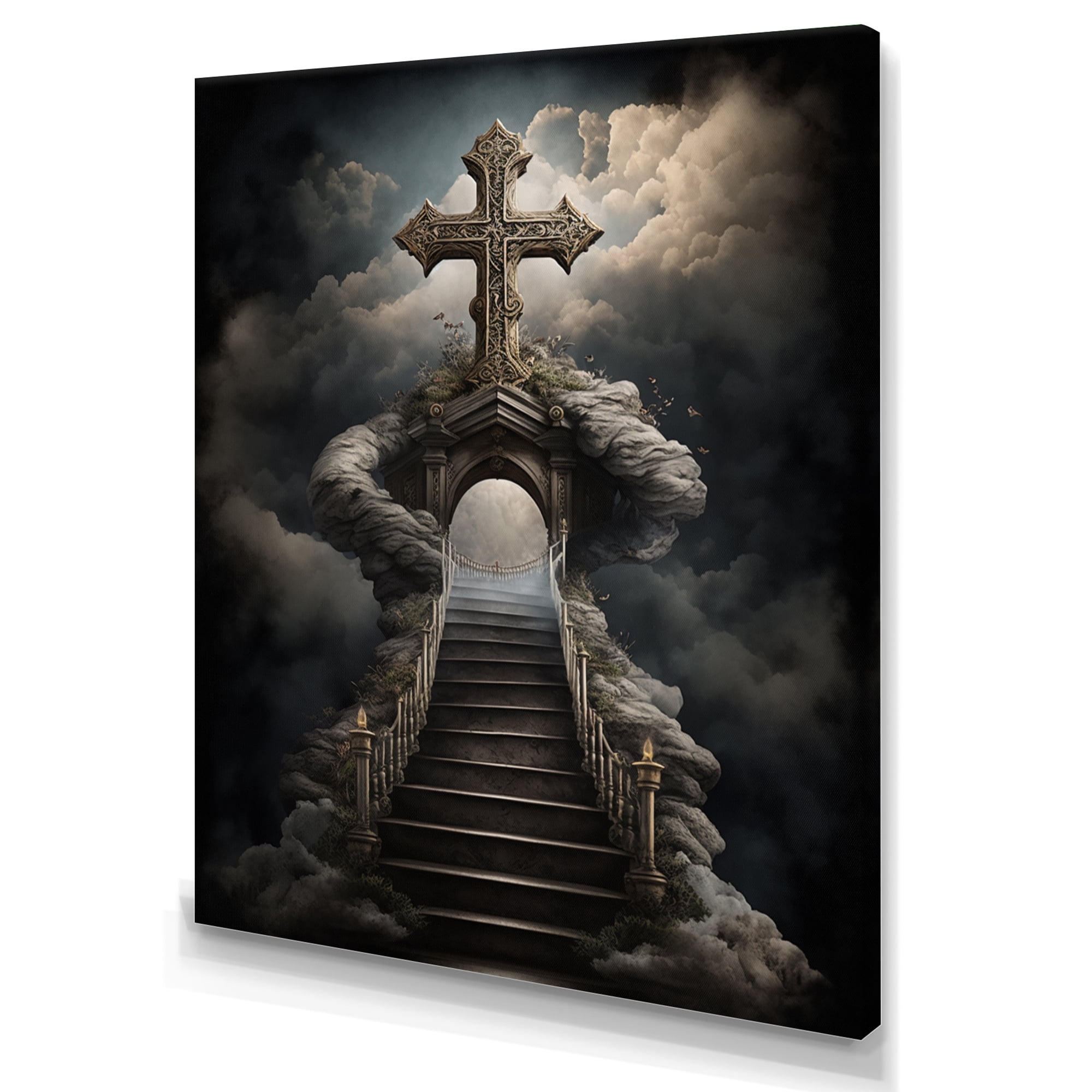 Designart Stairway To Heaven I Canvas Wall Art