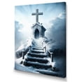 thumbnail image 1 of Designart Stairway To Heaven In Winter II Canvas Wall Art, 1 of 5