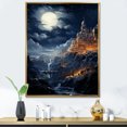 thumbnail image 1 of Designart "Starlit Bethlehem Christian Scenery I" Christianity Floater Framed Canvas Art Print, 1 of 5