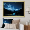 Designart "Starlit Camping Adventure in Canada I" Landscapes Framed