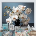 thumbnail image 1 of Designart "Still Life Photography Of White Orchids II" Orchids Floater Framed Wall Art Prints, 1 of 5