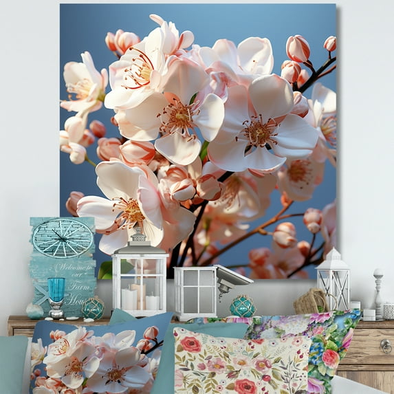 Designart "Still Life Photography Of White Orchids III" Orchids Wall Art Living Room