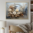thumbnail image 1 of Designart "Still Life With Farmhouse Wreath" Wreath Floater Framed Wall Decor, 1 of 5