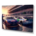 thumbnail image 1 of Designart Stock Car Pit Stop V Canvas Wall Art, 1 of 5