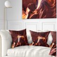 thumbnail image 1 of Designart Stone Structures In Lower Antelope Canyon - Photography Throw Pillow - 18x18, 1 of 5
