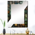 thumbnail image 1 of Designart "Stone Tiles in Green II" Abstract Tile Oversized Wall Mirror - Modern Abstract Office Mirror Wall Decor - Multiple Color Options, 1 of 6